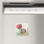 カタツムリとキノコ マグネット (インサイチュ (食洗機))