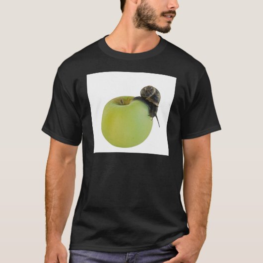 カタツムリとリンゴ Tシャツ (正面)