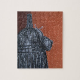 カタツムリと箒のスケッチパズルとギフトボックス ジグソーパズル