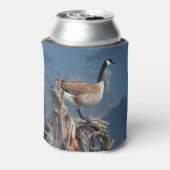 カタツムリのカナダガチョウ 缶クーラー (缶裏面)