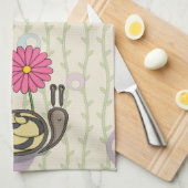 カタツムリのキッチンタオルをサディ キッチンタオル (四つ折り)