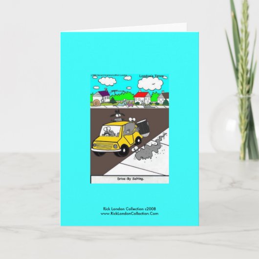 カタツムリのキャラクターカード "Drive By Salting" カード (正面)