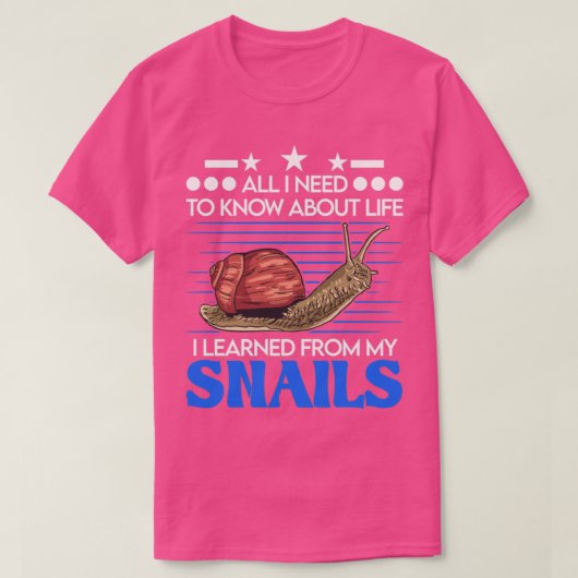 カタツムリのギフト食用1 Tシャツ (デザイン正面)
