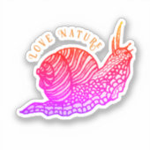 カタツムリのグラフィックスタイル シール (正面)