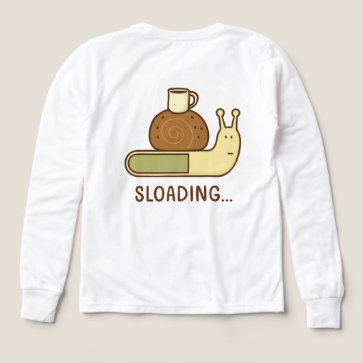 カタツムリのコーヒーパン「Sloading Slow Loading」 (デザイン背面)