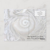 カタツムリのシェルスパイラルポストカード ポストカード (裏面)