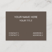 カタツムリのシェル抽象芸術パターン 名刺 (裏面)