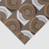 カタツムリのシェル抽象芸術パターン 薄葉紙 (詳細)