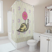 カタツムリのシャワーカーテンをサディ シャワーカーテン (インサイチュ)