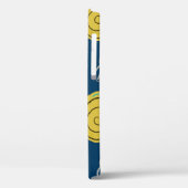 カタツムリのシルエット：黄色、ピンクのパターン。 Case-Mate iPhoneケース (裏面 / 左)