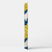 カタツムリのシルエット：黄色、ピンクのパターン。 Case-Mate iPhoneケース (裏面 / 右)