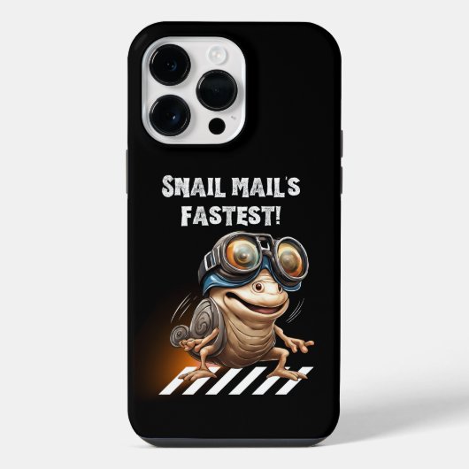 カタツムリのスピードスター iPhoneケース (裏面)
