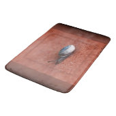 カタツムリのテラコッタのマクロ写真 バスマット (アングル)