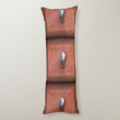 カタツムリのテラコッタのマクロ写真 ボディピロー (裏面 (縦))