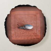 カタツムリのテラコッタのマクロ写真