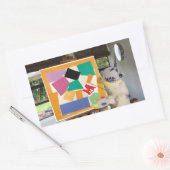 カタツムリのマティスザカタツムリ油バイダニーダック 長方形シール (封筒)