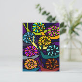 カタツムリのレースポストカード ポストカード (スタンド正面)