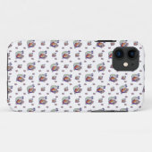 カタツムリの可愛い模様のiPhoneケース Case-Mate iPhoneケース (裏面(横))