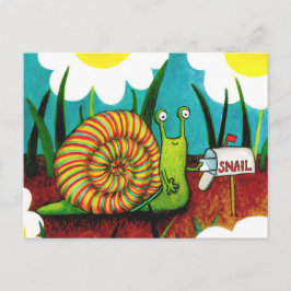 カタツムリの名刺 ポストカード