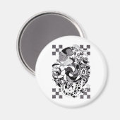 カタツムリの夕べ(カタツムリの夕べ) マグネット (正面/裏面)