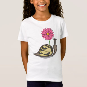 カタツムリの子とベビーのシャツ Tシャツ