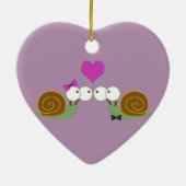 カタツムリの愛 セラミックオーナメント (裏面)