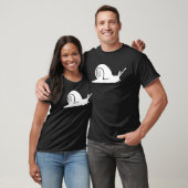 カタツムリの柔らかい動物森林動物 Tシャツ (ユニセックス)