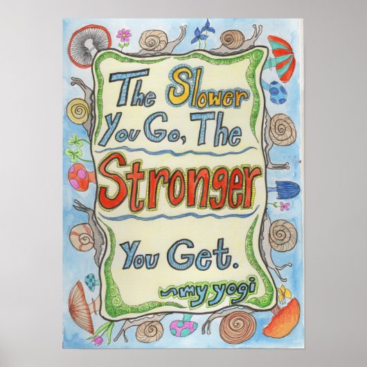 カタツムリの知恵のポスター ポスター (正面)