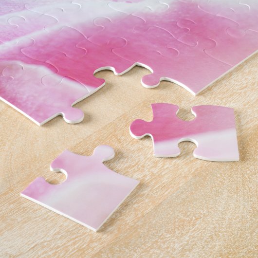 カタツムリの花のクローズアップ、ジグソーパズル ジグソーパズル (側面)