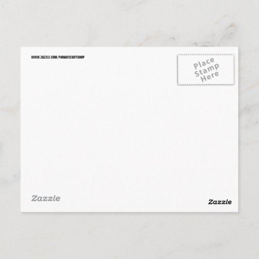 カタツムリの郵便おもしろいはがき ポストカード (裏面)