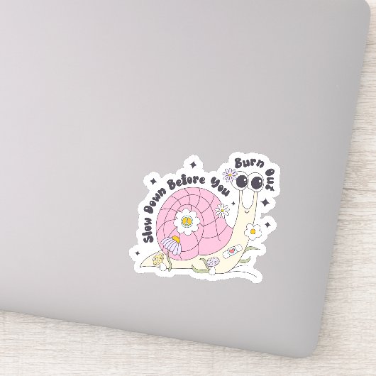 カタツムリやる気を起こさせるの速度を落とす シール (詳細)