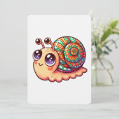 カタツムリアートカード (スタンド正面)