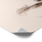 カタツムリオリジナルパステルゼンスケッチ ポスター (角)