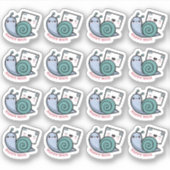 カタツムリカスタムハッピーメール シール (正面)