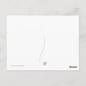 カタツムリカラフルはがき ポストカード (裏面)