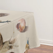 カタツムリガーデンペット腹足類スラグ植物カタツムリ テーブルクロス (インサイチュ)