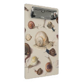 カタツムリガーデンペット腹足類スラグ植物カタツムリ ミニクリップボード (アングル)