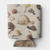 カタツムリガーデンペット腹足類スラグ植物カタツムリ 缶クーラー (裏面)