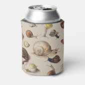 カタツムリガーデンペット腹足類スラグ植物カタツムリ 缶クーラー (缶裏面)