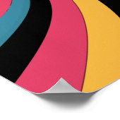 カタツムリトリップ(幻覚体験)のようなアート ポスター (角)