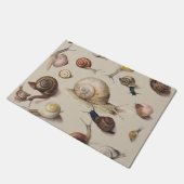 カタツムリナグガーデンペット腹足植物カタツムリ ドアマット (アングル)