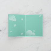 カタツムリフレンドリーの動物へおもしろいの挨拶 カード (内部)