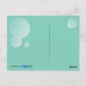 カタツムリフレンドリーの動物へおもしろいの挨拶 ポストカード (裏面)