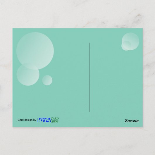 カタツムリフレンドリーの動物へおもしろいの挨拶 ポストカード (裏面)