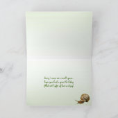 カタツムリベール誕生日 カード (内部)