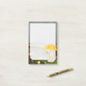 カタツムリメモ帳 ポストイット (デスク上)