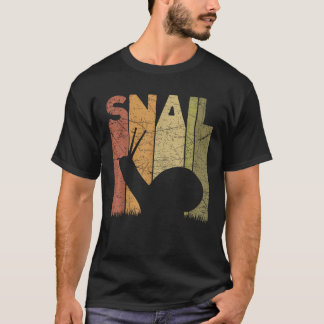カタツムリヴィンテージマラコロジカタツムリレトロマラコル Tシャツ