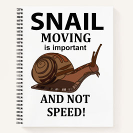 カタツムリ動物のインスピレーション ノートブック