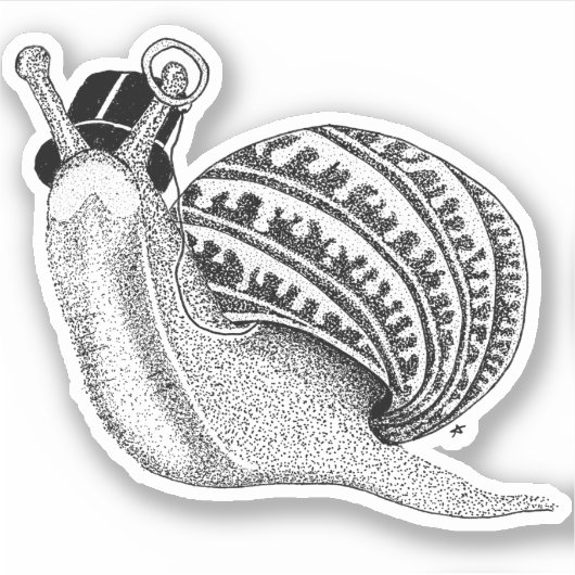 カタツムリ卿 シール (正面)