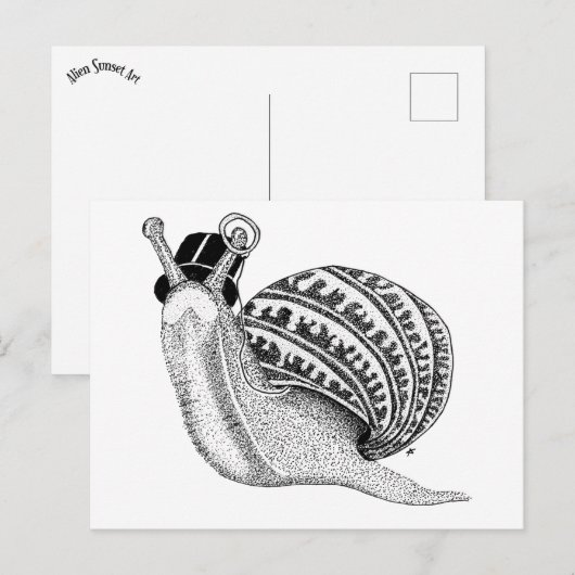 カタツムリ卿 ポストカード (正面/裏面)